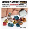 Beer Soda Bottle Crates Modern x 4 (Plastic model)
