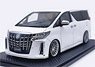Toyota Alphard (H30W) Executive Lounge S Pearl White (ミニカー)