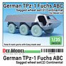 German TPz-1 Fuchs ABC Sagged Wheel Set (2) (for Revell) (Plastic model)