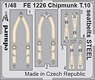 Chipmunk T.10 Seatbelts Steel (for Airfix) (Plastic model)
