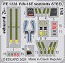 F/A-18E Seatbelts Steel (for Hobby Boss) (Plastic model)