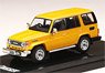Toyota Land Cruiser 70 ZX 4door 1994 Yellow (Custom Color) (Diecast Car)