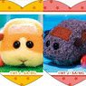 Pui Pui Molcar Heart-shaped Glitter Acrylic Badge Collection (Set of 5) (Anime Toy)