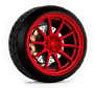 D Model Wheels No.14 (Red) (Diecast Car)