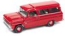 1966 Chevy Suburban 514 Red (Diecast Car)
