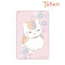 Natsume`s Book of Friends Nyanko-sensei lette-graph 1 Pocket Pass Case Pink (Anime Toy)