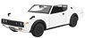 Nissan Skyline 2000GT-R (KPGC110) 1973 White (Diecast Car)