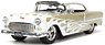 1955 シェビー ベル エアー ゴールド/ホワイトフレーム (ミニカー)