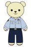 Kumamate Detective Conan (Anime Ver) Rei Furuya (Police academy uniform Police Academy Uniformer.) (Anime Toy)