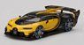 Bugatti Vision Gran Turismo Yellow (LHD) (Diecast Car)