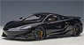 McLaren 600LT (Black / Carbon Roof) (Diecast Car)