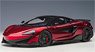 McLaren 600LT (Red Metallic / Carbon Roof) (Diecast Car)