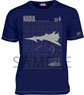 [Nadia: The Secret of Blue Water] N-Nautilus T-Shirt (Navy) M Size (Anime Toy)