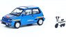 Honda City Turbo II Blue w/Motocompo White (Diecast Car)