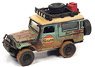 1980 Toyota Land Cruiser Gulf Blue / Weathering (Diecast Car)