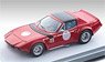 フェラーリ GTB/4 ミケロッティ プレス レッドバージョン/ブラックルーフ 1975 (ミニカー)