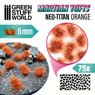 Martian Fluor Tufts - Neo-Titan Orange (Material)