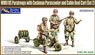 WWII U S Paratroops with Cushman Parascooter & Cable Reel Cart (Set 2) (Plastic model)