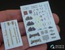 Bf109E 3D-Printed & Coloured Interior on Decal Paper (for Airfix) (Plastic model)