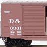 182 00 161 (N) ボックスカー D&RGW #63315 ★外国形モデル (鉄道模型)