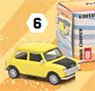 Paper Box Mini Cooper Yellow / Black (Diecast Car)