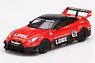 LB-Silhouette WORKS GT Nissan 35GT-RRバージョン1 レッド/ブラック (ミニカー)