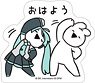 Hatsune Miku Series Sticker A Over Action Rabbit Collaboration (Anime Toy)