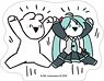 Hatsune Miku Series Sticker G Over Action Rabbit Collaboration (Anime Toy)