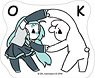 Hatsune Miku Series Sticker J Over Action Rabbit Collaboration (Anime Toy)
