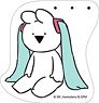 Hatsune Miku Series Sticker L Over Action Rabbit Collaboration (Anime Toy)