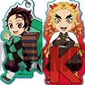 Trading Acrylic Key Ring [Demon Slayer: Kimetsu no Yaiba] Alphabet Ver. (Set of 7) (Anime Toy)