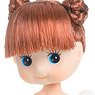 Full Mobile Kewpie Hair Collection Double bun (Brown) (Fashion Doll)