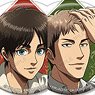 Attack on Titan [Especially Illustrated] Relax Ver. Trading Can Badge (Set of 8) (Anime Toy)