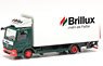 (HO) メルセデスベンツ アテゴ `13ボックストラック テールリフト付 `Brillux` (鉄道模型)