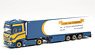 (HO) Scania CS 20 HD 冷蔵ボックスセミトレーラー トラック `Gebr.van Iterson` (鉄道模型)