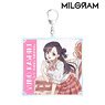 Milgram [Especially Illustrated] Yuno Birthday Ver. Big Acrylic Key Ring (Anime Toy)