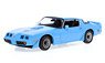 1979 Pontiac Firebird Trans Am Hardtop - Atlantis Blue with Hood Phoenix (ミニカー)