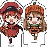 Acrylic Petit Stand [Cells at Work!!] 01 Halloween Ver. Box (Mini Chara) (Set of 8) (Anime Toy)