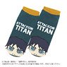 Attack on Titan Chara Front Ankle Socks Eren (Anime Toy)