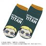 Attack on Titan Chara Front Ankle Socks Erwin (Anime Toy)
