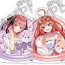 The Quintessential Quintuplets Season 2 Trading Acrylic Key Ring Plush Hug (Set of 10) (Anime Toy)