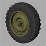 Willys MB Jeep Road Wheels (Commercial No1) (Plastic model)