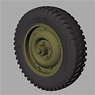 Willys MB Jeep Road Wheels (Commercial No2) (Plastic model)
