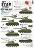 T-34-85 Red Army. Soviet T-34-85 Tanks 1944-45. (Decal)