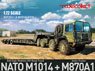 German MAN KAT1M1014 8*8 High-Mobility Off-Road Truck with M870A1 Semi-Trailer (Plastic model)