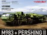 USA M983 Hemtt Tractor with Pershing II Missile Erector Launcher New Ver. (Plastic model)