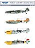 Bf109/HA-1112 1998`s Airshow Stars (Decal)