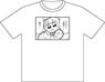 ポプテピピック 白Tシャツ (ワクチン二回目完了) M (キャラクターグッズ)