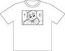 ポプテピピック 白Tシャツ (ワクチン二回目完了) L (キャラクターグッズ)