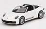 Porsche 911 Targa 4S White (LHD) (Diecast Car)